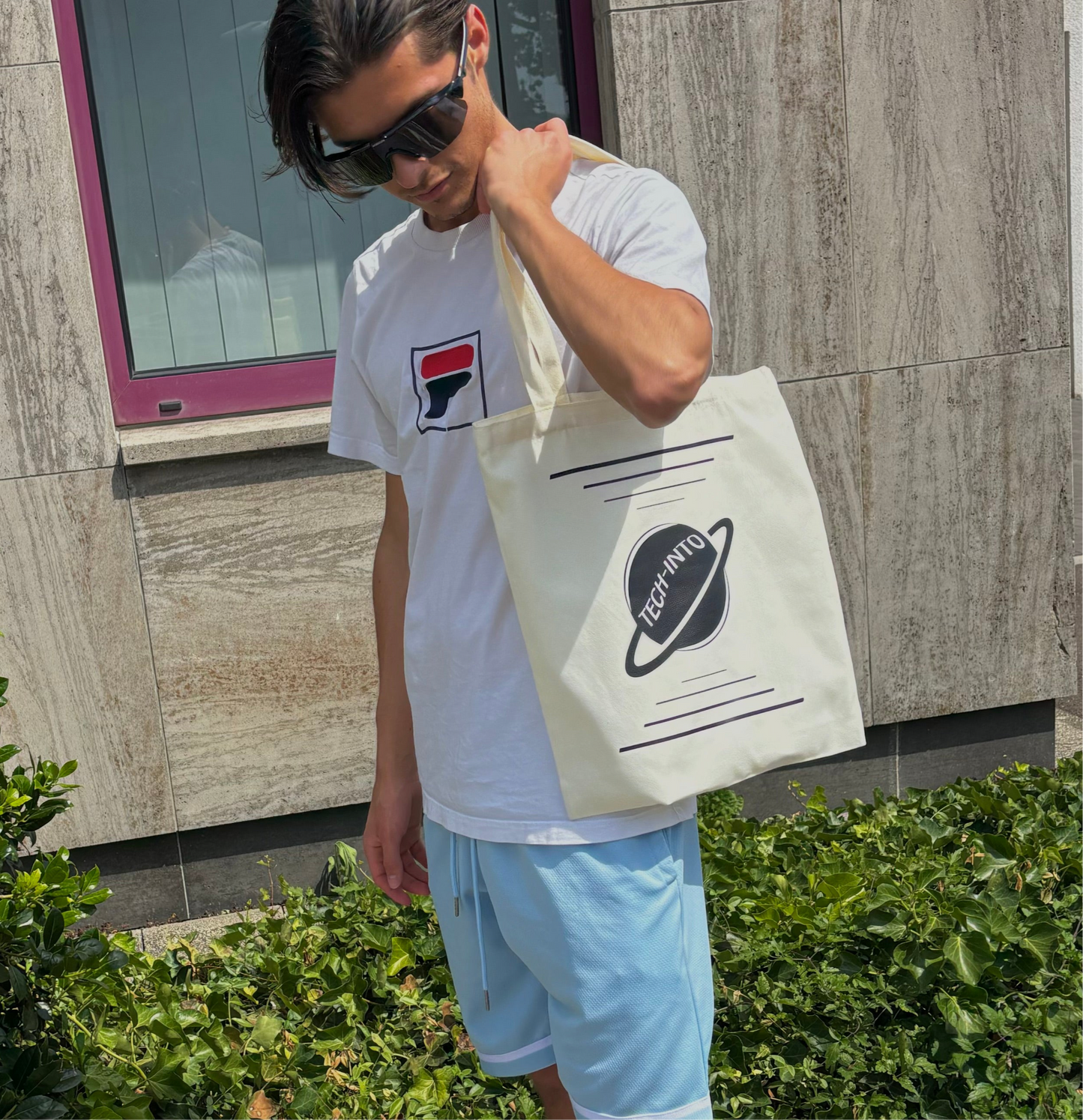 Tech-into Planet Tote Bag