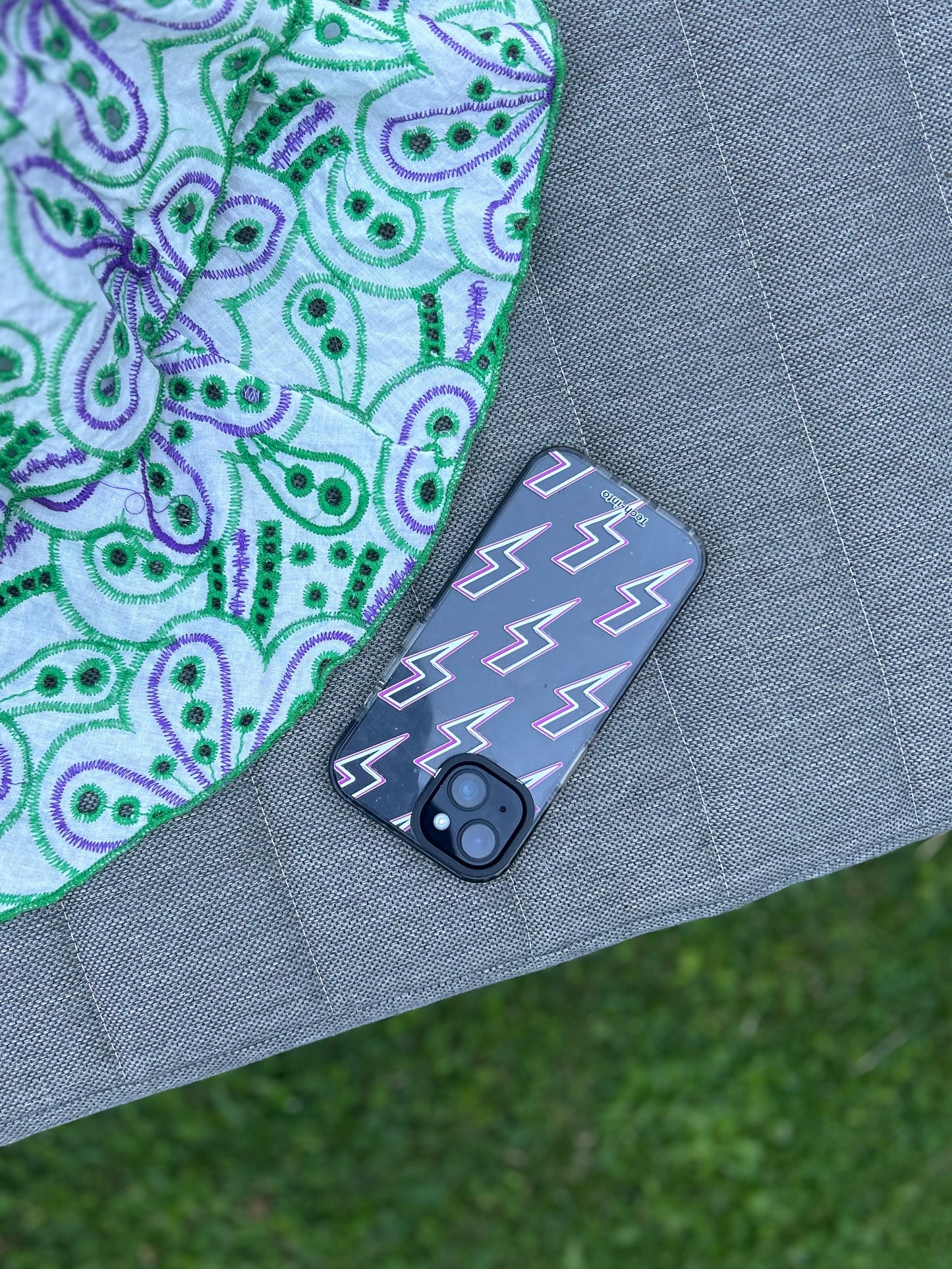 The Pink & White Lightning Case