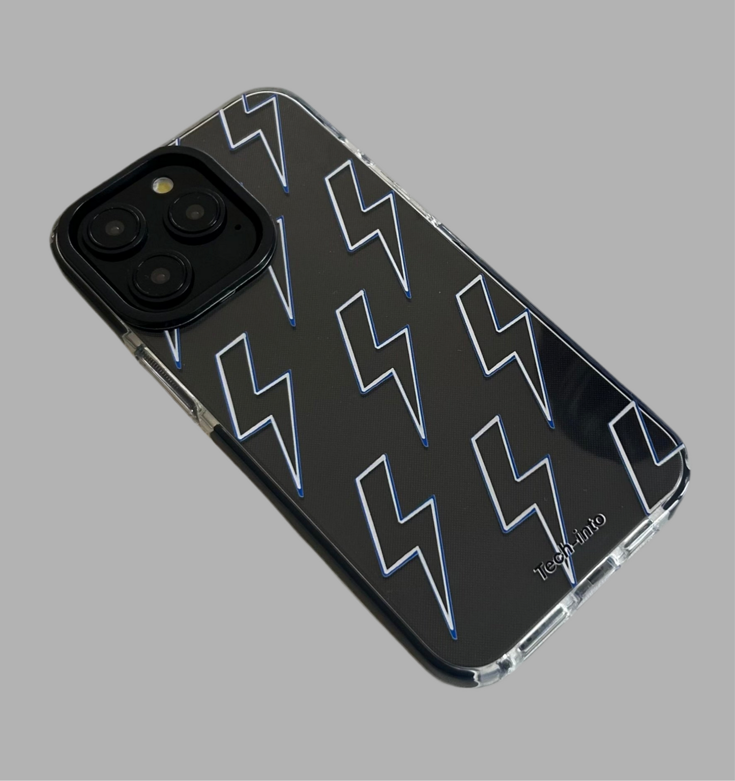 The Blue & White Lightning Case