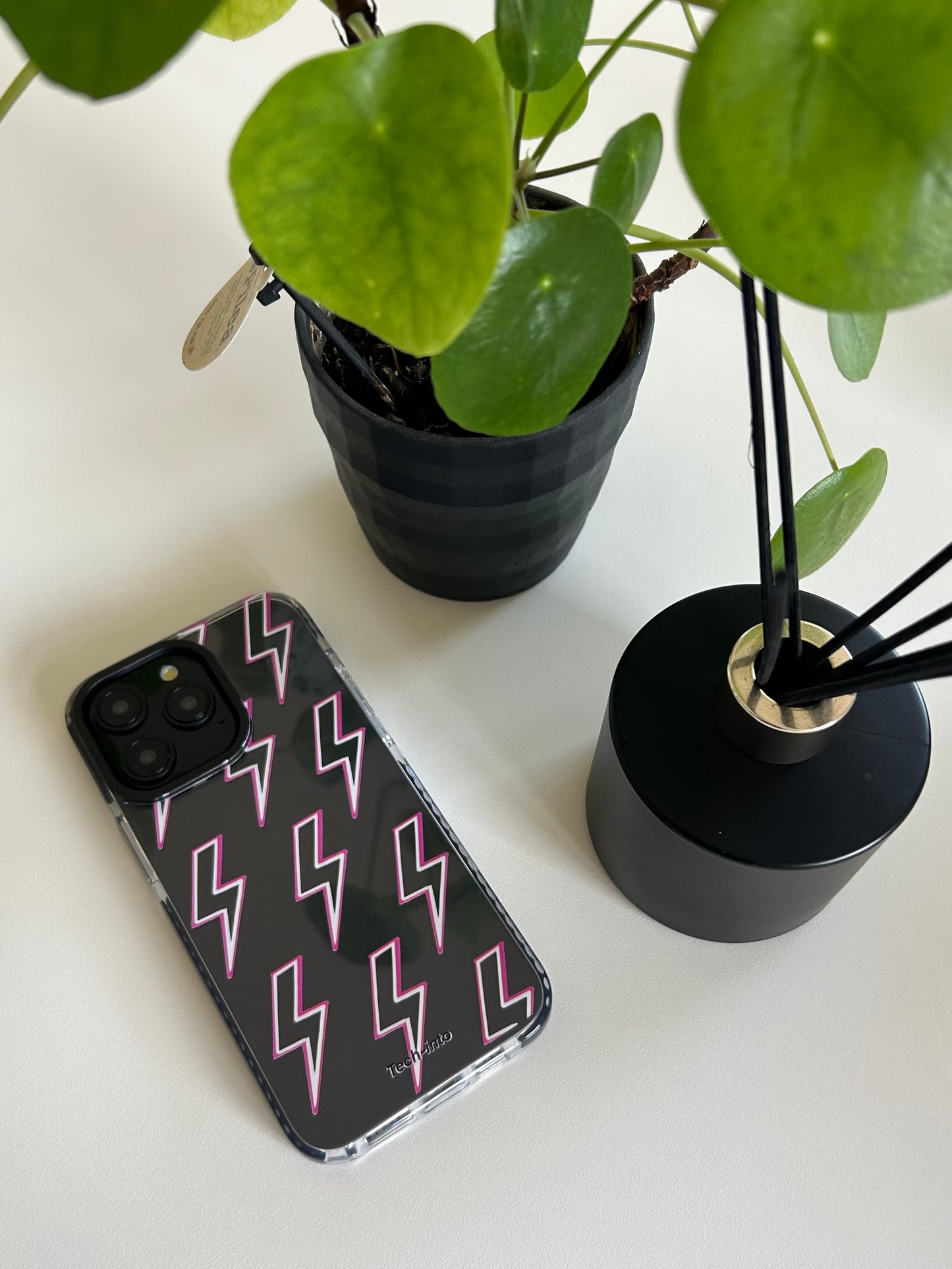 The Pink & White Lightning Case