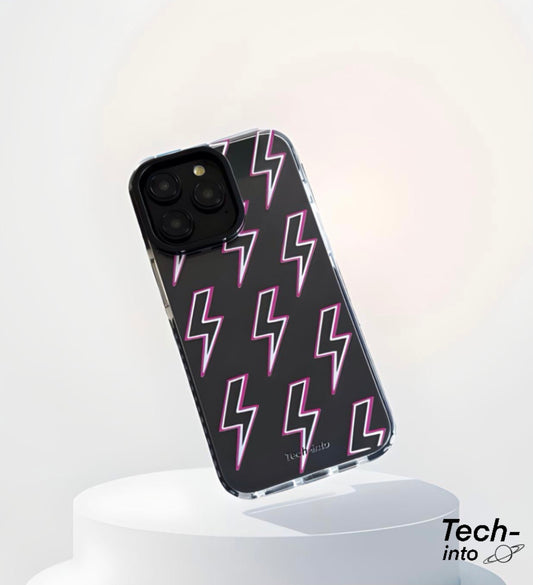 The Pink & White Lightning Case