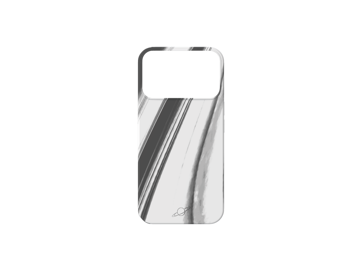 Nimbus Obscurus Case – Zwart / Wit Shockproof iPhone Design Hoesje