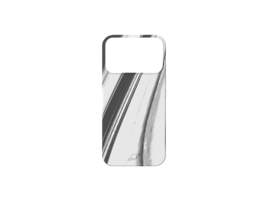 Nimbus Obscurus Case – Zwart / Wit Shockproof iPhone Design Hoesje